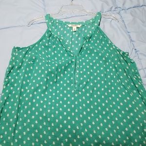 Teal /green cotton top